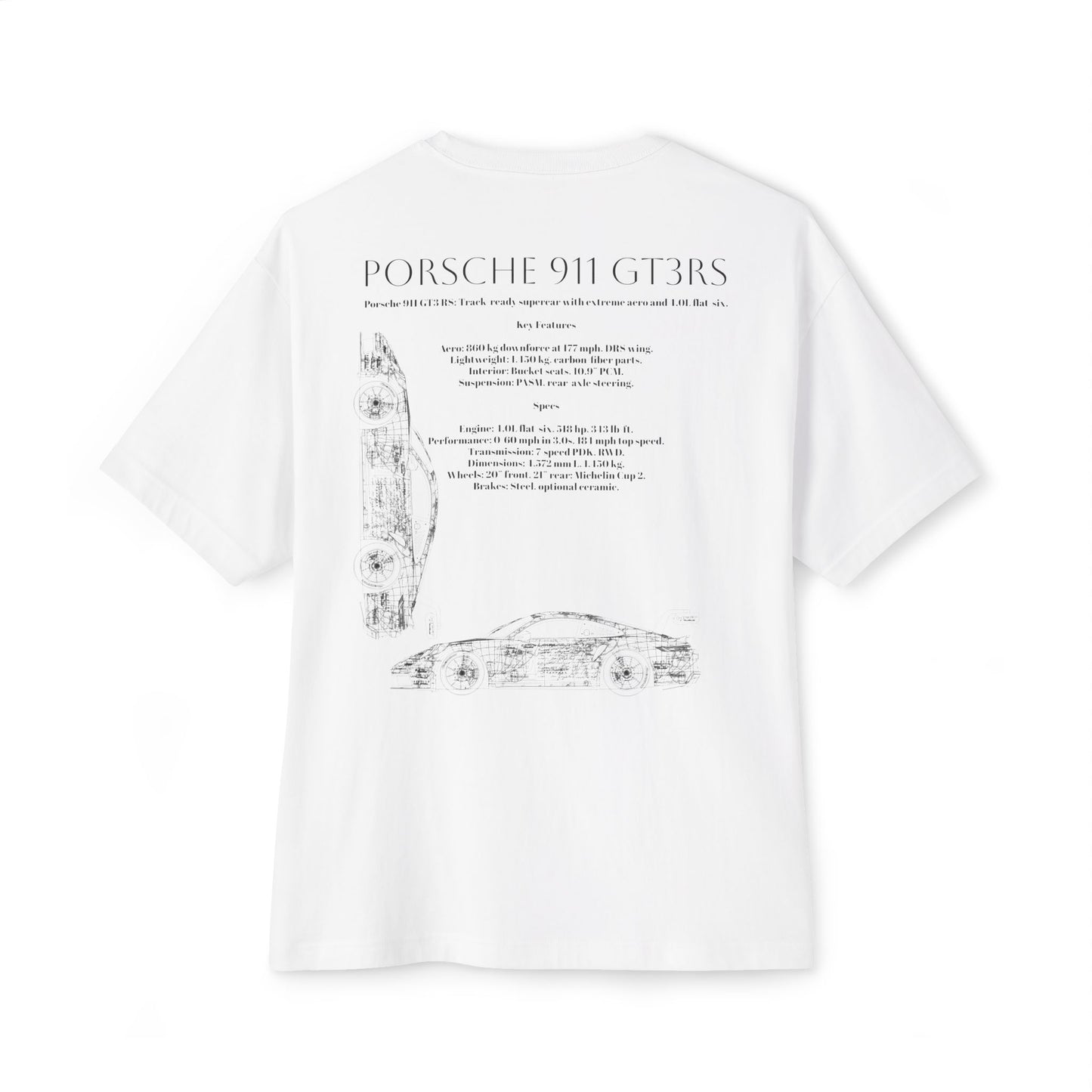 Porsche 911 GT3 Graphic T-Shirt